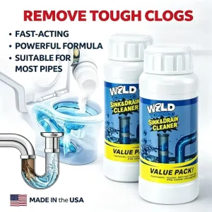 110g Drain Cleaning Powder for Bathroom Kitchen Sinks and Sewer Pipes