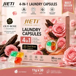 11g Laundry Pods 4 in 1 30 Count Eco Paper Packs Fast Dissolving Stain Removal Long Lasting Fragrance OEM ODM Factory Supplier