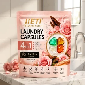 11g Laundry Pods 4 in 1 50 Capsules Eco Friendly Paper Bag Easy Dissolve CE REACH OEM ODM Supplier