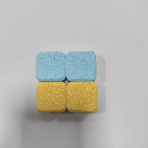11g Light Blue Concentrated Disposable Eco Friendly Solid Detergent Tablet for Apparel