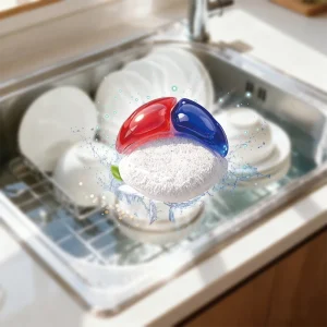 12 15g Dishwasher Pods Stain Remover Detergent Powder Capsules Eco friendly Dishwasher Capsules