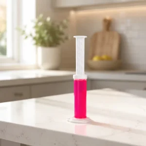 12-Flower Gel Toilet Bowl Cleaner with Natural Fragrance, Syringe Gel