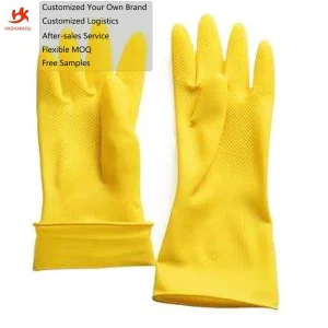 12-Inch Long Rubber Latex Household Gloves