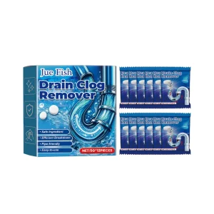 12 Pcs Sink and Drain Unclogging Powder Pipe Cleaner Odor Remover