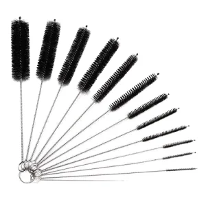 12-Piece Stainless Steel Coffee Machine Pipe Cleaning Brush Set