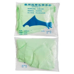 120cm Neck-hanging Veterinary Long-sleeved Gloves for Cattle Sheep Artificial Insemination Rectal Examination