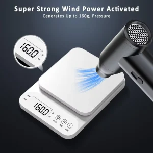 125000 RPM Handheld Air Duster Blower 4 x 2000 mAh for Car Interior Dust