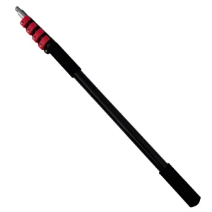 12FT Aluminum Telescopic Pole for Water Fed Brush Solar Panel Cleaner Brush Extension Pole for Tool Window Cleaning