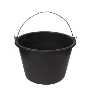 12L Plastic Cement Bucket With Metal Handle Construction Bucket Builders Bucket
