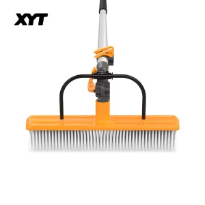 12M Carbon Fibre Telescopic Window Cleaning Pole with Brush, Angle Adaptor, Hose