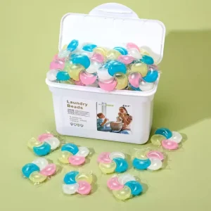 12X Deep-Cleaning Triple-Chamber Laundry Pods with Fragrance Booster Beads Long-Lasting Scent Private Label