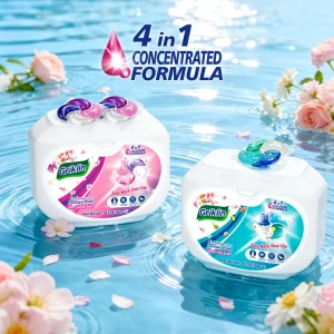 12g/15g 4-in-1 Laundry Detergent Pods Long-Lasting Fragrance Oil Stain Remover for Apparel