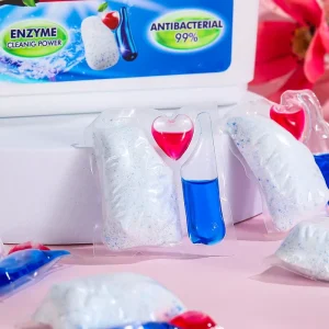 12g Disposable Laundry Pods, Eco-Friendly, Grease Cutting, Food Residue Removal, Fast Dissolving