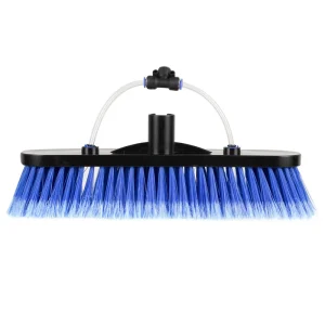 12inch Blue PP+PET Telescopic Water Fed Brush Head Window Solar Panel Cleaning