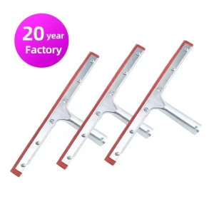 12inch Window Squeegee Set with Easy to Clean Glass Window Mirror & Glass Cleaning Durable Rubber Plastic Handle Factory Direct