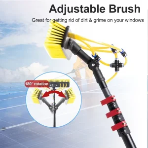 12m 15m Industrial Carbon Fiber Water Fed Cleaning System Tool Telescopic Pole for Large Workshop Glass Cleaning