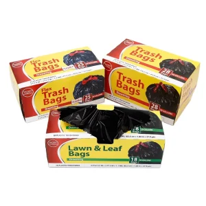 13-30 Gallon Garbage Trash Bags with Draw String High Quality Drawstring Garbage Bag 100% Biodegradable