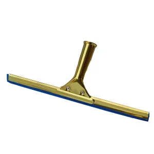 13″ Brass Glass Cleaning Car Wash Metal Window Squeegee