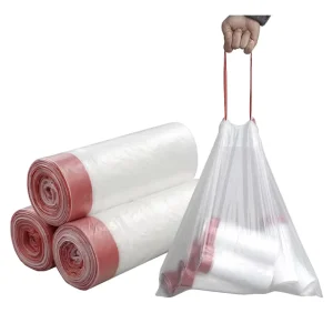 13 Gallon Black Plastic Poly Trash Garbage Bag