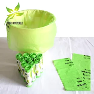 13 Gallon Heavy Duty ASTM D6400 Certified Eco Friendly Compostable Biodegradable PLA Trash Bags Food Waste Kitchen