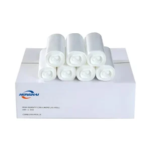 13 Gallon High Density Trash Bags on Perforated Roll with Star-Seal Bin Liner 50 Litres