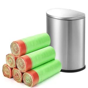 13 Gallon Side Gusset Kitchen Trash Bags for Home Office Supermarket Use Durable Tear Resistant & Biodegradable
