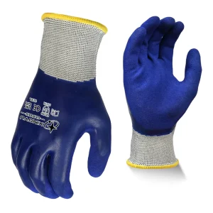 13 Gauge Nylon Foamed Latex Work Gloves Stain-Resistant Anti-Slip Warehouse Construction Logistics