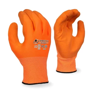 13-Gauge Polyester-Lined Latex Sandy-Coated Slip-Resistant Gloves
