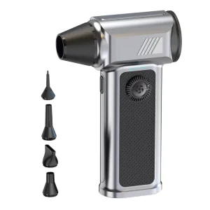 130000RPM Brushless Mini Turbo Jet Fan Cordless Handheld Air Blower with Variable Speed for Car and Office Cleaning