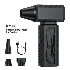 130000RPM Cordless Mini Air Duster with 6000mAh Rechargeable Battery for Car
