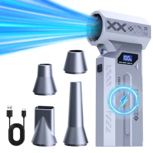 130000RPM High-Speed Brushless Handheld Cordless Electric Air Duster for Car and PC Cleaning