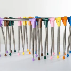 135*70*40cm Outdoor Home Bedroom Travel Thickened Portable Stainless Steel Telescopic Folding Clothes Rack Freestanding Hanger