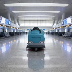 1380mm Wide Squeegee X20 Ride On Floor Scrubber Wide Coverage Reduce Repeated Cleaning Path