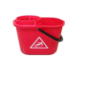 14L Durable Mop Plastic Bucket with Basket and Lip Bucket Small Easy Carrying Water