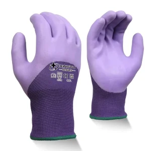 15 Gauge Polyester Foamed Latex Work Gloves Soft Lightweight Breathable Safety Gloves Gardening Household Assembly