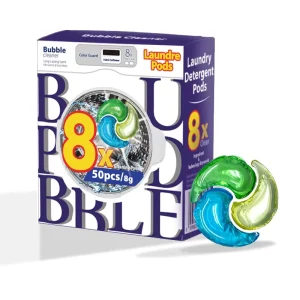 15-Load Eco-Friendly Plastic-Free Biodegradable Laundry Detergent Capsules