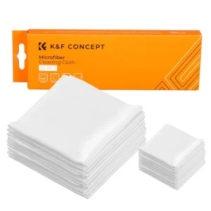 15 x 15 cm Dust-Free Vacuum Cleaning Cloth Set, White, 20-Piece Box