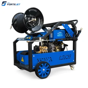 150Bar Diesel Sewer Jetter 30L min Industrial Water Jetter for Commercial Drain Service