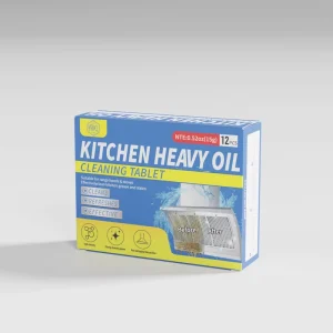 15g 12pcs Eco Friendly Solid Home Kitchen Heavy Oil Stain Cleaner Effervescent Cleaning Tablets Deep Cleaning