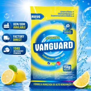 15kg Bulk High-Foam OEM Brightening Washing Powder Detergent Factory Soap Powder