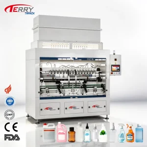 16-head Linear Automatic Anti-corrosion Gravity Bottling Filling Machine for Plastic and Glass Bottles