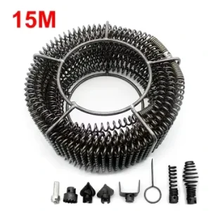 16 mm Diameter Manganese Steel Spring for Domestic Sewer Dredging and Drain Cleaning Machine