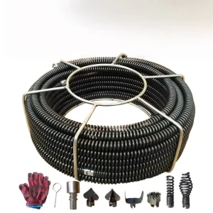 16mm Thick Reinforced with Spring Loaded Design Must Have Home Use Professional Blockage Remover Drain Cleaner