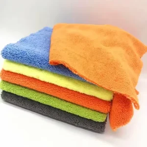 16×16 Inch Square Korean Kitchen Microfiber Wash Towel Car Cleaning Cloth Detailing Super Absorbent Eco Friendly Soft Edgeless