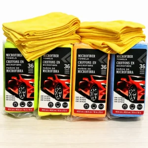 16×16 in Microfiber Cloth in Bulk 36 Pack 200gsm 400gsm Microfibre Car Cleaning Cloth 40×40 Car Drying Polish Microfiber Towel