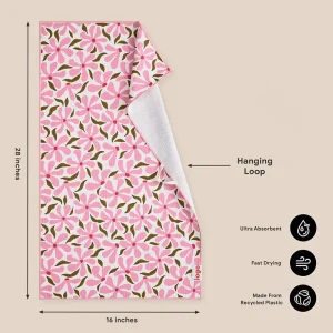 16×28 Inches Recycled Microfiber Waffle Kitchen Towel Quick Dry Dish Towels Ultra Absorbent Cleaning Tea Towels Hand Towels
