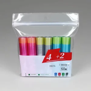 17.7 x 18.9 in Biodegradable Auto-Lock Drawstring Trash Bags