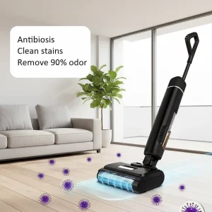 170W Self-Cleaning Cordless Wet and Dry Floor Washer with HEPA Filtration