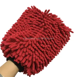 17x25cm Chenille Microfiber Car Wash Mitts for Auto Detailing