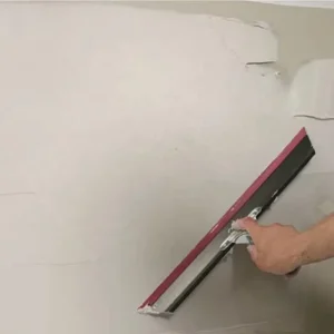 18/25/36cm Soft Rubber+Metal Handle DIY Trowel Squeegee with Notched Design for Self-leveling Epoxy & Waterproofing Membranes